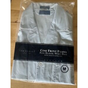 NEW Vintage Town Craft Coat Front Pajama Full Elastic Waist Pant Regular Medium